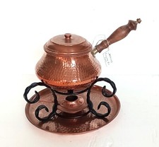 Fonduta rame ferro - e, battuto