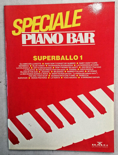 Speciale piano bar - bar, superballo