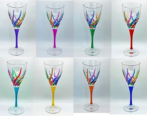 Set bicchieri vino in - da,