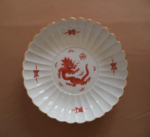 Meissen ming dragon red - ming,