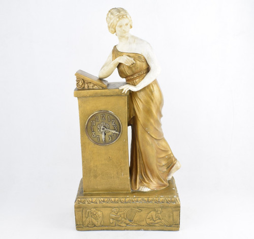 Orologio camino scultura - da,