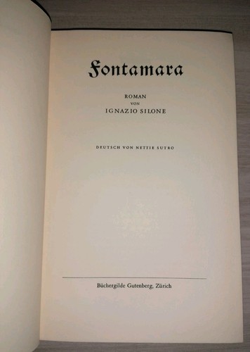 Ignazio silone fontamara - ignazio,