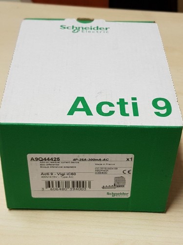 Schneider a9q44425 25a - schneider, 4p