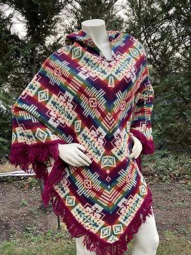 Poncho lana alpaca - poncho, di