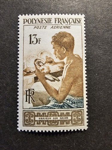 Timbre polynésie tableaux - timbre,