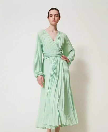 Abito lungo georgette - in,