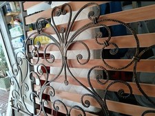 1 Letto Matrimoniale Antico In Ferro Battuto + 2 Letti Singoli Uguali 