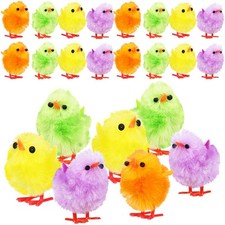 24 Pezzi Pulcini Pasquali Mini