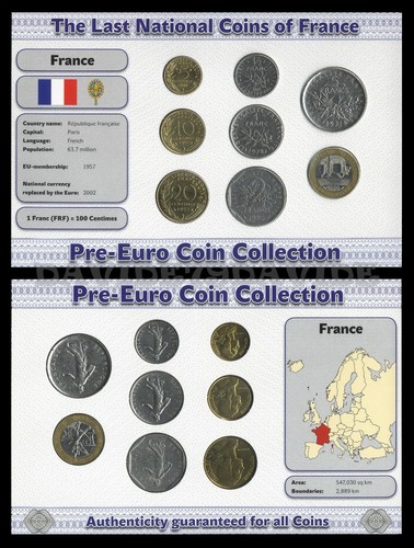 Francia serie monete - serie,