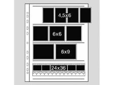 Fogli porta negativi formato