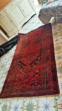 TAPPETO PERSIANO VINTAGE CON GARANZIA D'EPOCA. 120 X 220 CM CIRCA