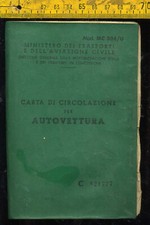 Libretto Circolazione Bollo Auto BMW 1600 1972