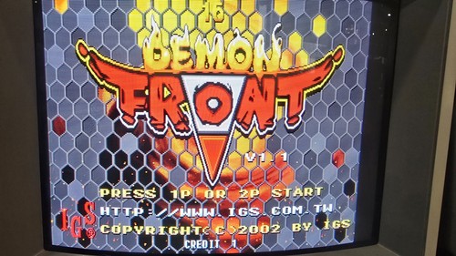 Demon front igs - front, arcade