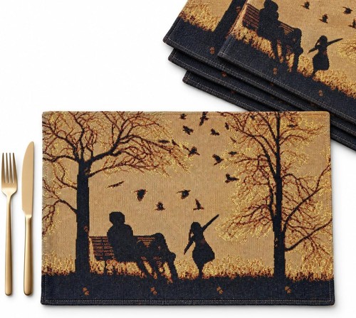 Set tovagliette autumn birds - set,