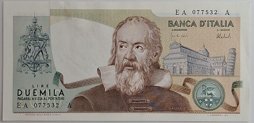 2000 lire galileo galilei - 2000,