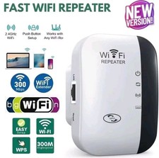 Ripetitore WiFi Wireless 300Mbps 2.4GHz Range Extender Amplificatore di Segnale