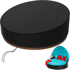 Copertura Isola Prendisole Da Giardino round Ø 2M/2,1M/2,5M, Copertura Letto Da 