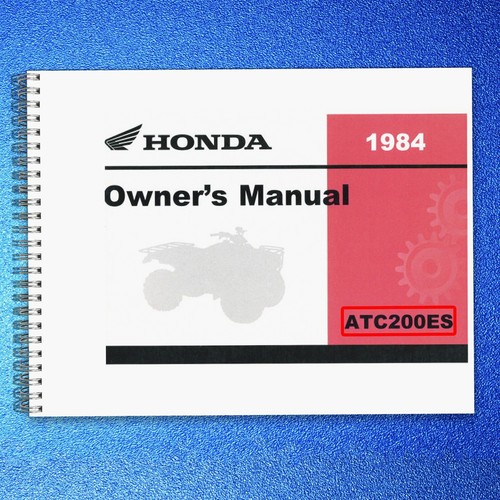 Honda atc200es big - atc200es, red