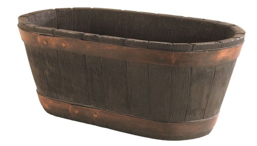 Fioriera botte legno di - fioriera, a