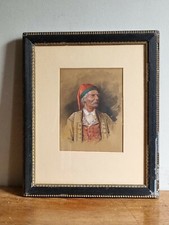 Antico quadro ritratto