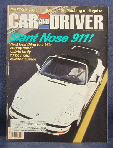 Car and driver - driver, sept