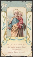 Santino fustellato "San