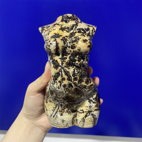 Statua dama diaspro naturale