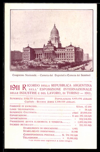 Cartolina torino esposizione - cartolina,