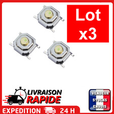 3x Switch Bouton pour Clé