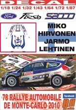 DECAL FORD FIESTA S2000