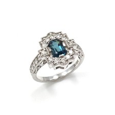 Anello in oro bianco 18 kt IGI