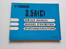 Yamaha Motore Fuoribordo 3.5A 1976 manuale officina riparazione originale