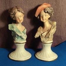 Pair of Capodimonte Porcelain