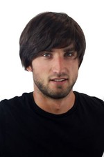 Parrucca da Uomo Uomini Braun