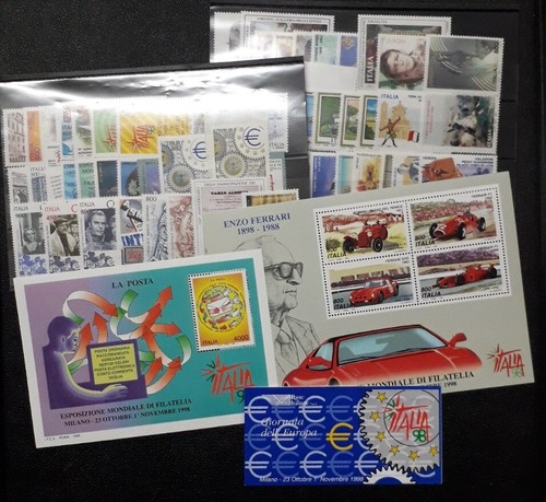 1998 italia annata - 1998, francobolli