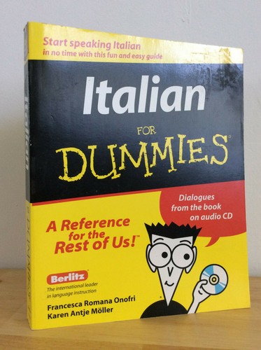 Italian for dummies book - italian, cd