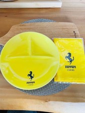  Piatto ceramica logo Ferrari x CornesNovità Raro Nuovo