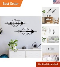 2 Pcs Metal Abstract Wall