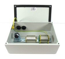 Cassa Tempa Pano PNJB302010 morsettiera lamiera acciaio circa 300x200x100 mm 