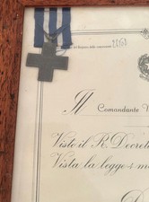 🔴 Attestato MERITO E CROCE