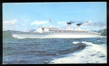 TRANSATLANTICO 'MICHELANGELO' ITALIA NAVIGAZIONE-CARTOLINA-F.Piccolo