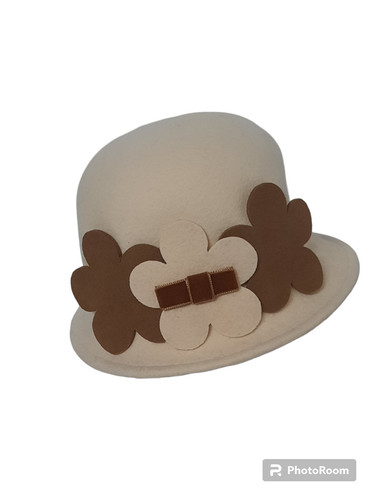 Cappello cloche bambina feltro - cloche,