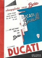 Depliant Scooter Brio 48 -  Moto Ducati Bologna Esordio 1961