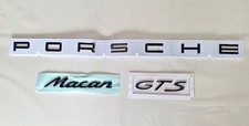 Logo scritta PORSCHE MACAN GTS