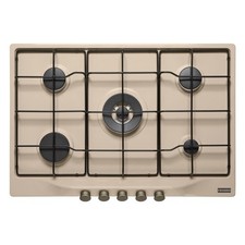Franke Piano cottura gas 5 zone COUNTRY FCH 755 4G TC OA E Avena (75cm)