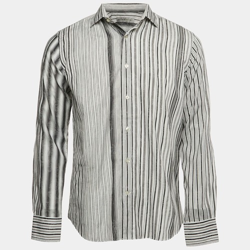 Camicia etro bianca - a, righe