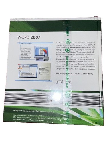 Microsoft word 2007 lernbuch - word,