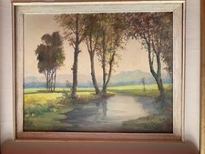 Dipinto Olio Su Tela