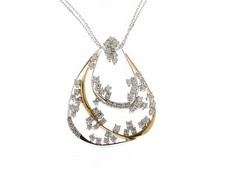 CHIMENTO collana oro bianco e