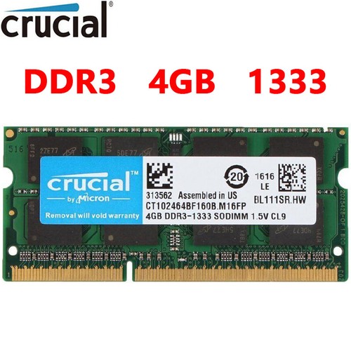 Crucial ddr3 1333 mhz - 4,